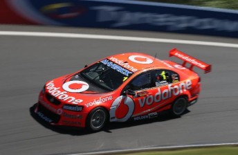 Jamie Whincup heads through The Cutting