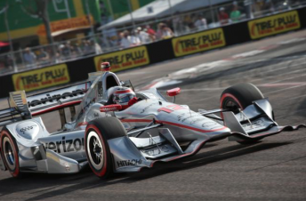 Will Power on his way to pole position at St Petersburg