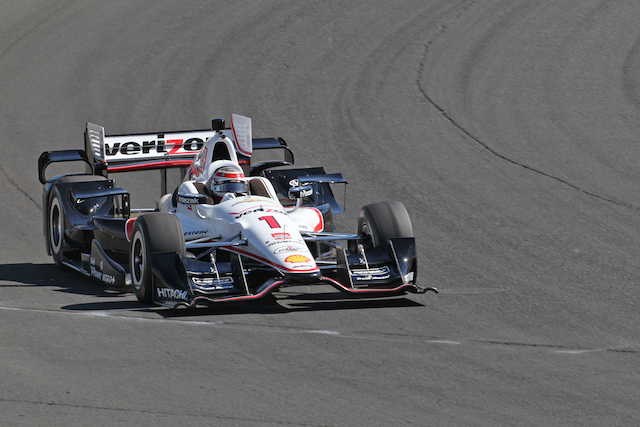 Will Power has set the fastest time in practice at Sonoma