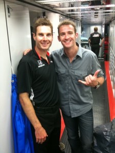 Will Power and Will Davison catch-up at Sonoma