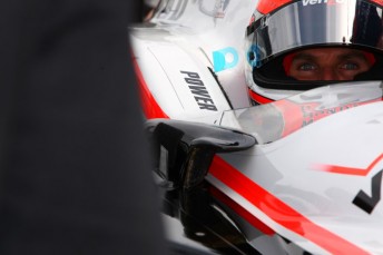 Australian driver and IndyCar Series championship leader Will Power at Indy