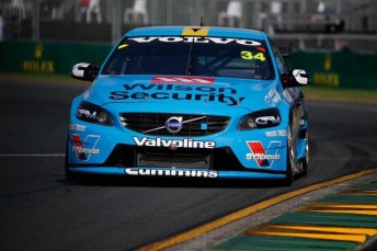 Wilson Security made a one-off appearance on the GRM Volvos at Albert Park earlier this year