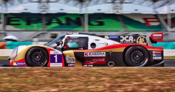 james Winslow on his way to victory in the Asian Le Mans Series Sprint Cup