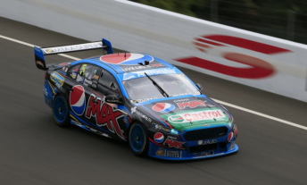Mark Winterbottom on his way to second at Mount Panorama