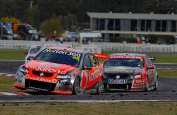 Whincup and Tander waged a mighty war in Race 11