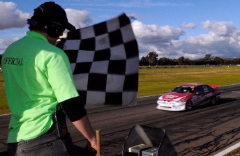 thumb Beechey crossed the line in second place but was later awarded the race win