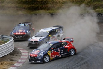 Davy Jeanney becomes the first French driver to win a round of the FIA World Rallycross Championship