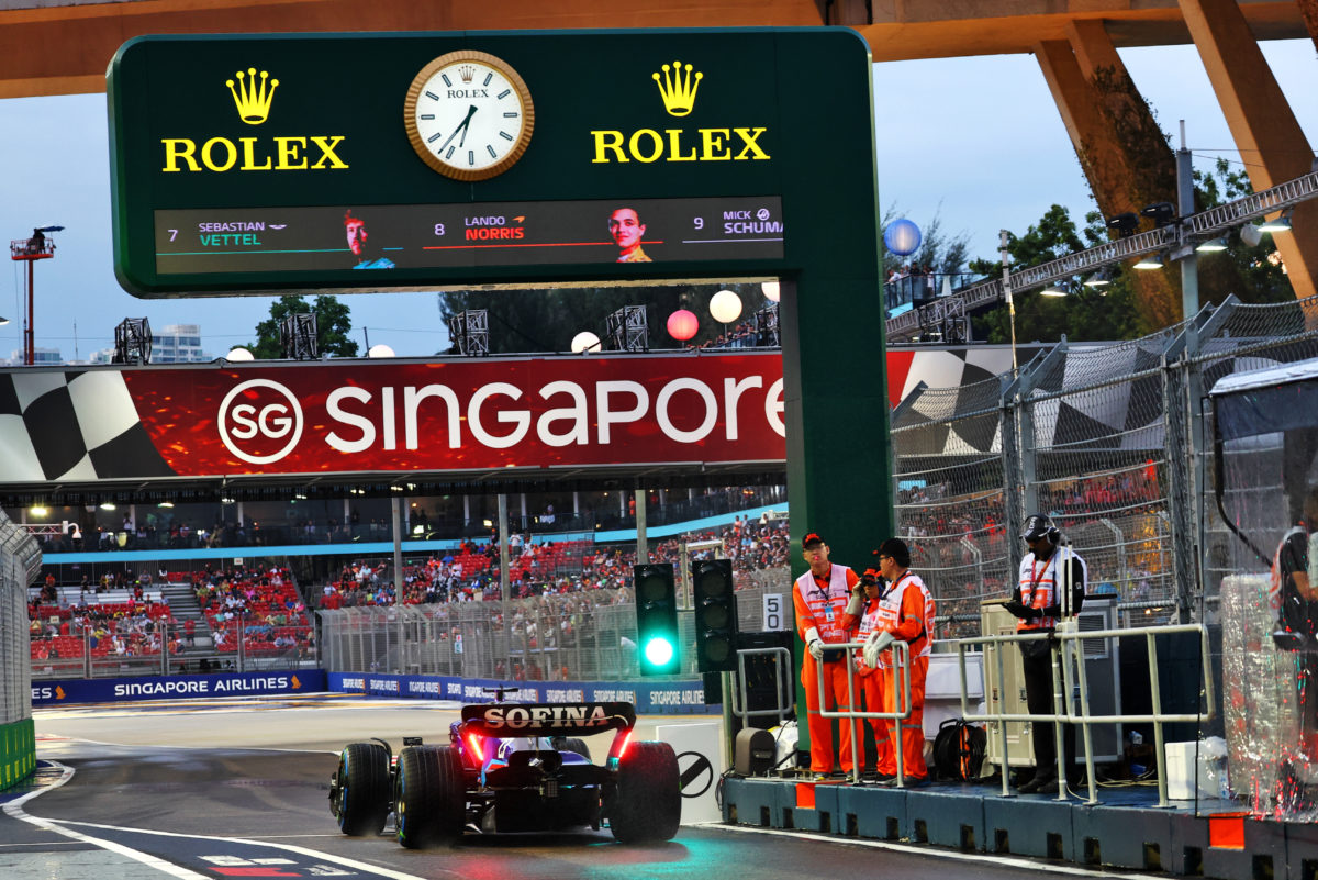 Track changes for the Singapore GP will remain in place longer than initially intended