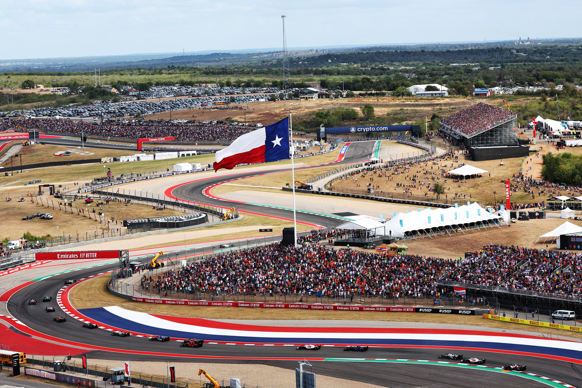 Here’s how you can watch the action from this weekend’s F1 United States Grand Prix from Circuit of The Americas. Image: Coates/XPB Images