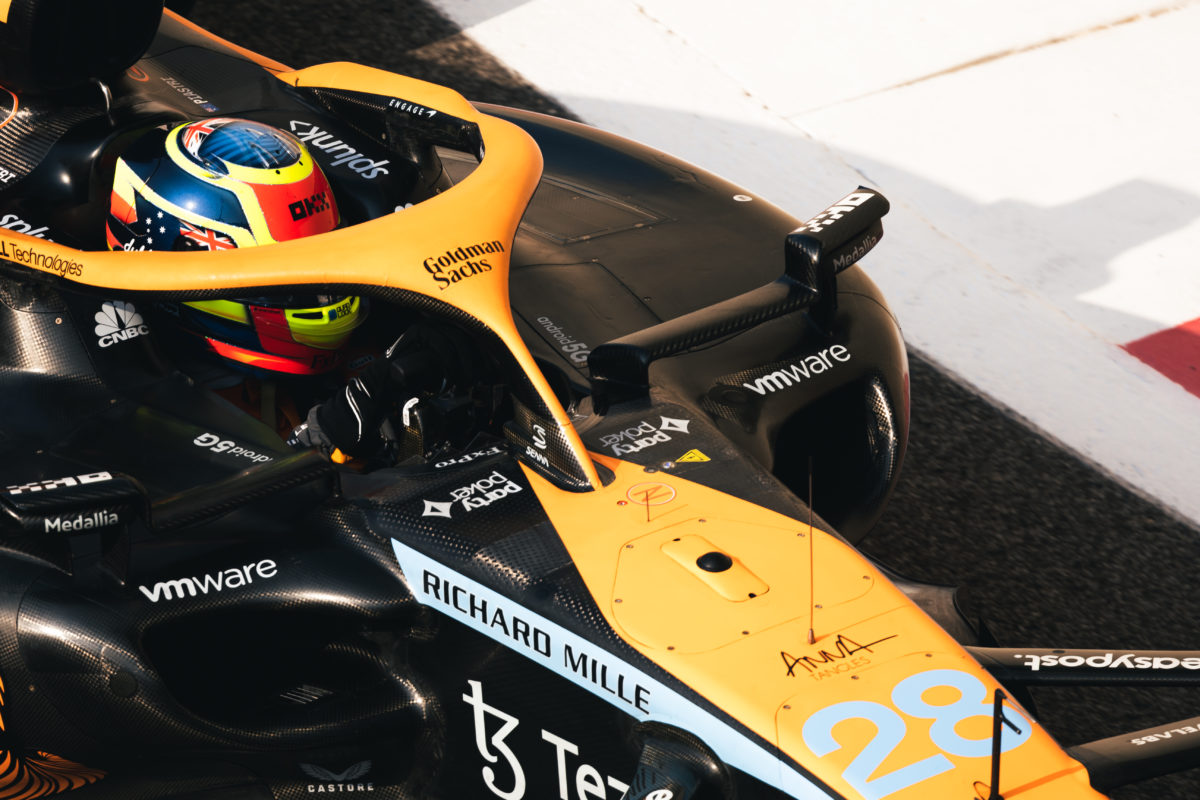 Oscar Piastri was able to partake in F1's 2022 post-season test with McLaren