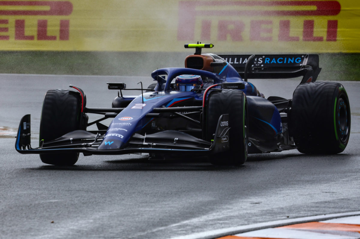 Logan Sargeant crashed out of the Dutch GP due to a failure on his Williams