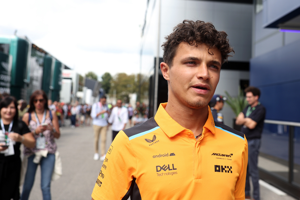 Lando Norris has suffered back pain as a result of racing in F1. Image: XPB Images