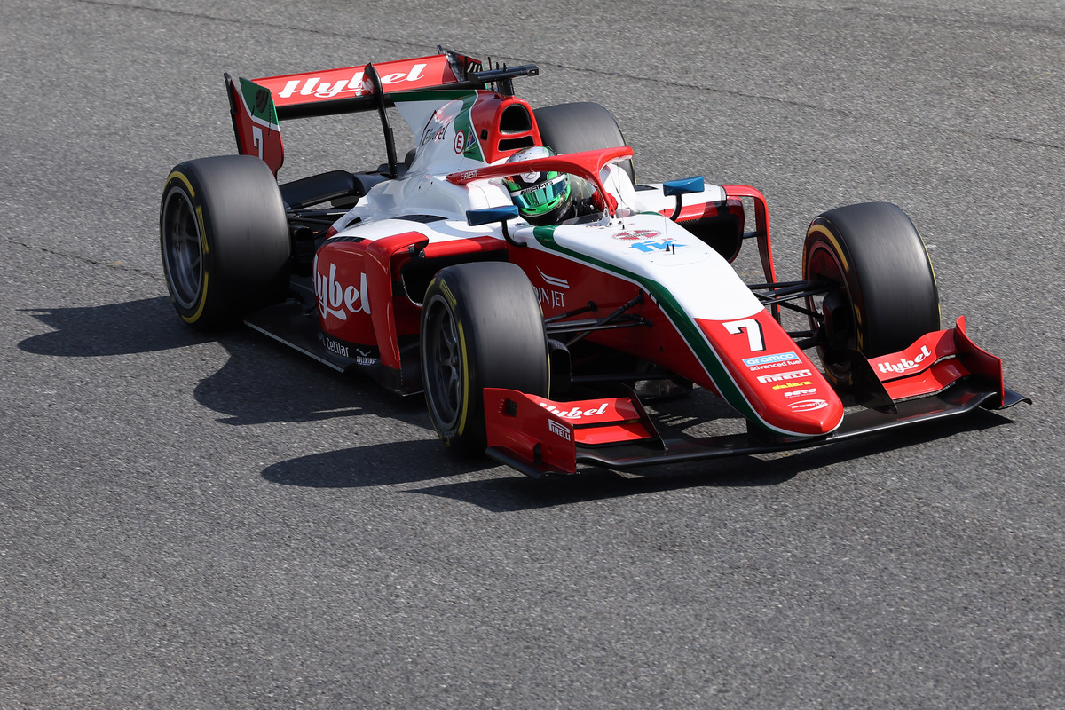 Frederik Vesti held on to win the F2 Sprint in Monza. Image: XPB Images