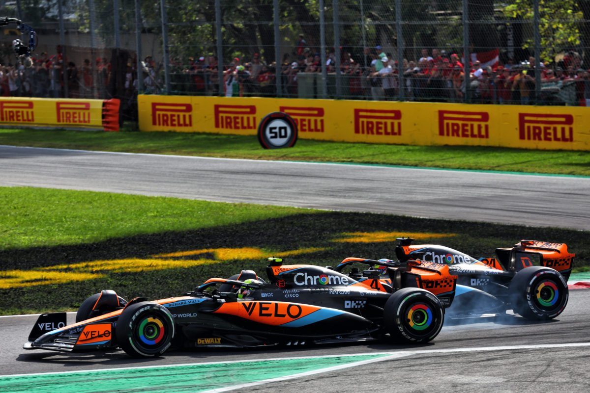 Oscar Piastri endured three incidents during the Italian GP, including one with team-mate Lando Norris