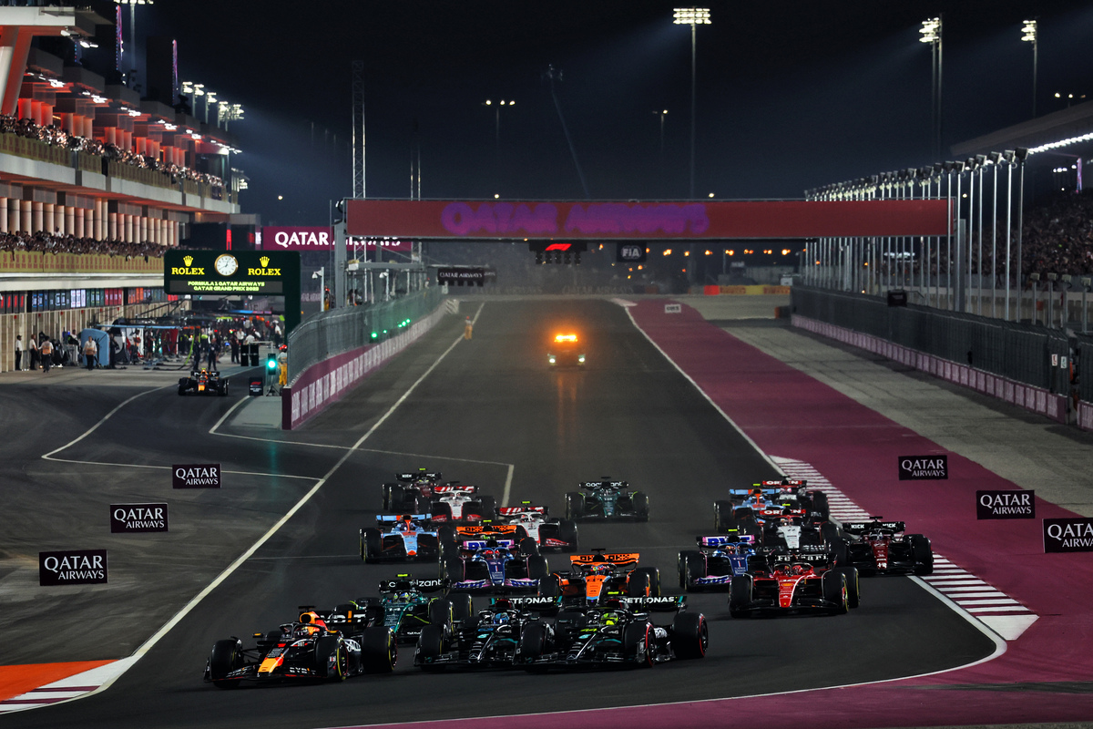 The FIA has commenced analysis of the conditions in which the Qatar Grand Prix was held . Image: Coates/XPB Images