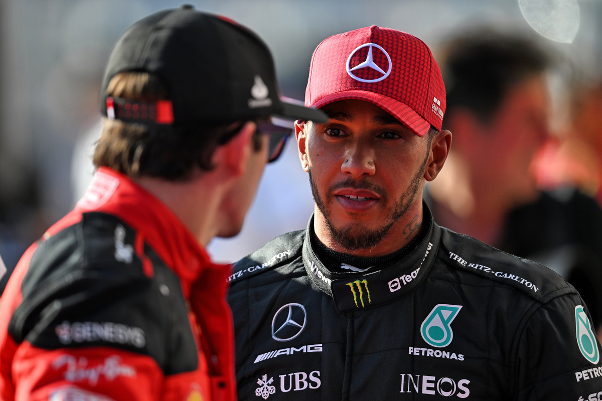 Lewis Hamilton and Charles Leclerc were excluded from the United States Grand Prix. Image: XPB Images