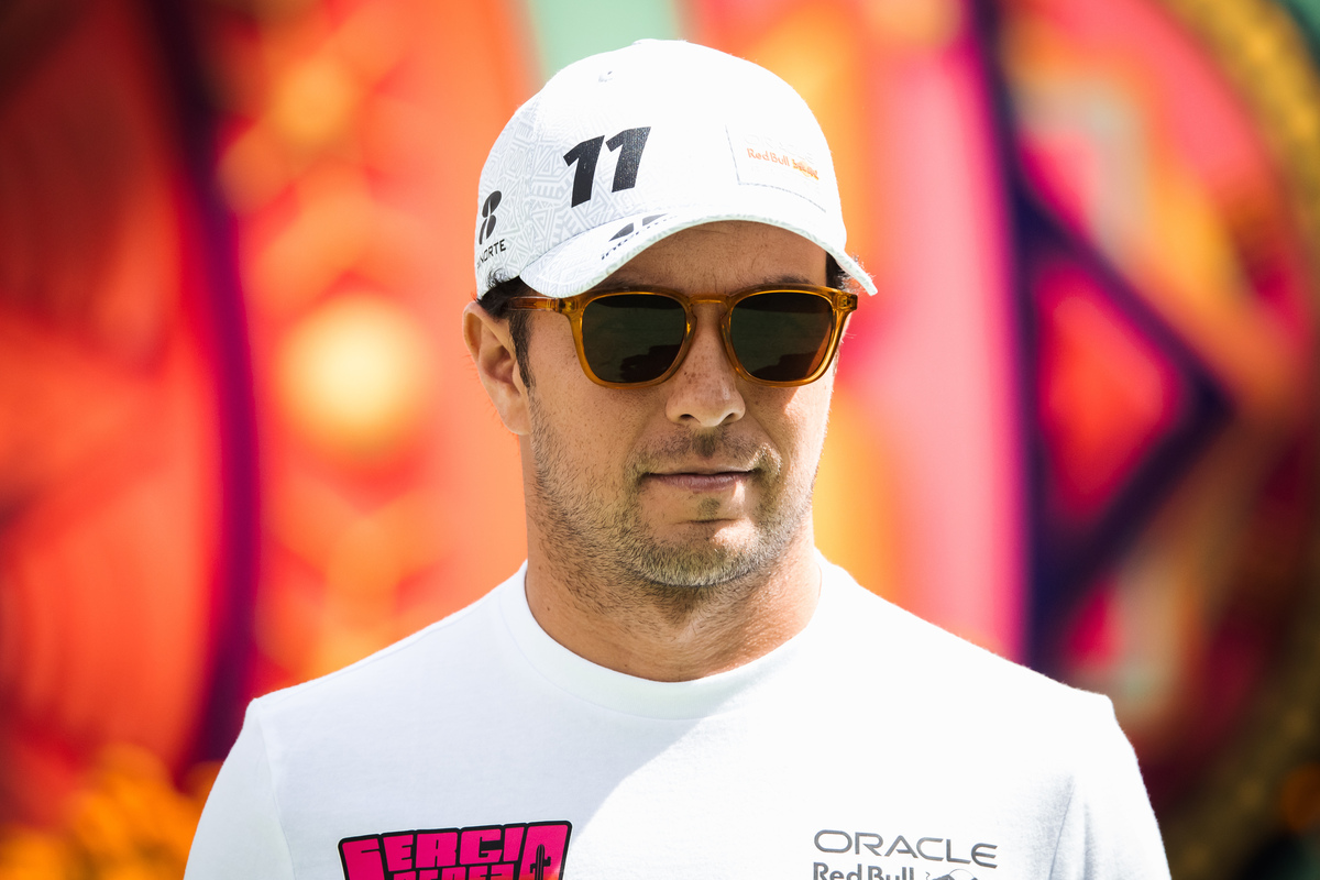 Sergio Perez (has denied any rivalry exists between he and Max Verstappen. Image: Bearne / XPB Images