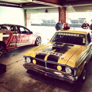 The XY Fisher will race in the TCM, alongside his V8 Ute during a recent test day