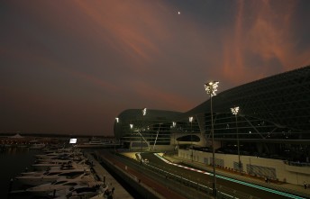The Abu Dhabi circuit will light up for V8 Supercars in February next year