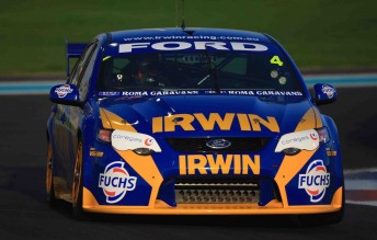 Alex Davsion in his #4 Irwin Racing Ford Falcon FG