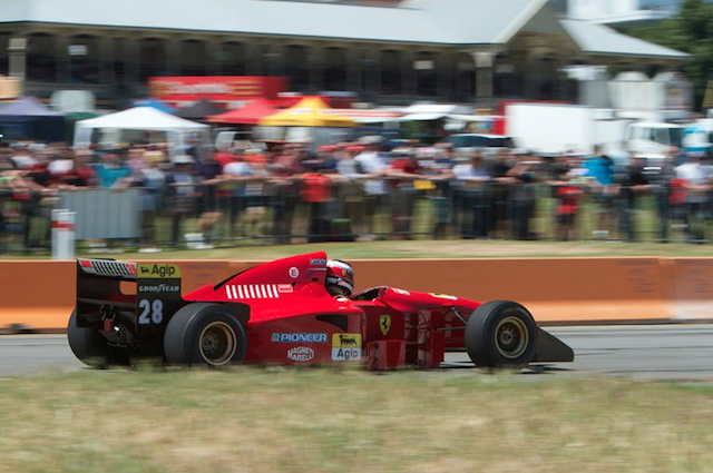 An ex-Gerhard Berger Ferrari at the Adelaide Motorsport Festival
