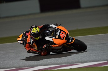 Aleix Espargaro fastest in opeing practice in Qatar