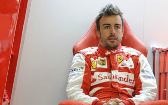 Fernando Alonso gathers his thoughts between on track stints