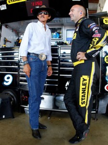 American NASCAR legend Richard Petty with Australian hero Marcos Ambrose