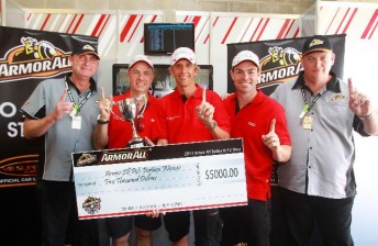 Mark Eddy, Warren Luff and Craig Lowndes took out the Pole Award last year