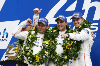 Bamber celebrates outright victory on debut at Le Mans