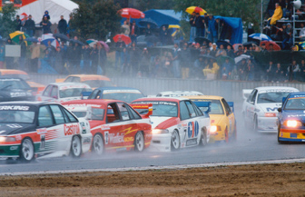 Old V8 Supercars in their old livery will descend on Wakefield Park later this year