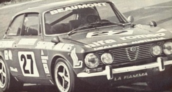 Beaumont shared an Alfa to sixth outright in 1975