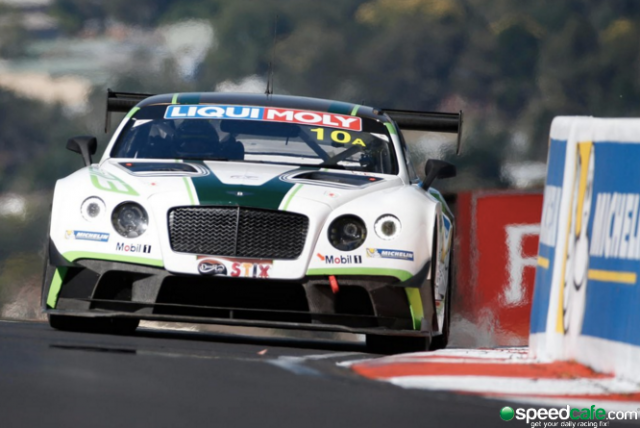 Kane clocked the fastest time in the Bentley
