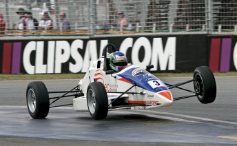 Formula Fords last raced at the Clipsal 500 in 2007. Tim Blanchard flew, and won