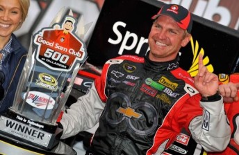 Clint Bowyer in victory lane