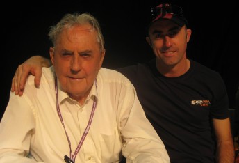 Sir Jack and David Brabham at today