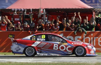 Jason Bright wins Race 8 at Barbagallo Raceway