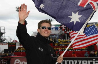 Australian IndyCar driver Ryan Briscoe