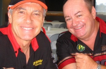 Peter Brock and close friend Peter Champion