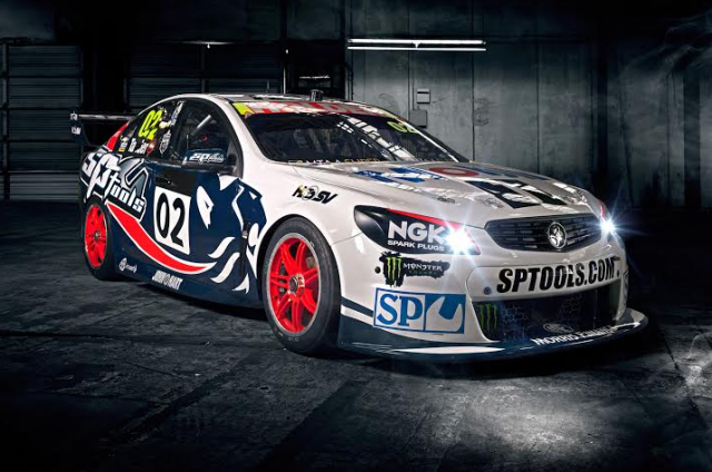 The tribute livery that the HRT Commodores will run in Townsville