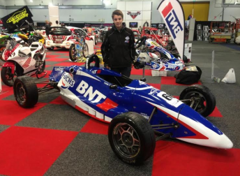 Caleb Cross will step up from karts to Formula Ford this weekend