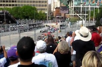 The start of the inaugural Baltimore Grand Prix was 