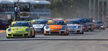 Carrera Cup field on the streets of Adelaide