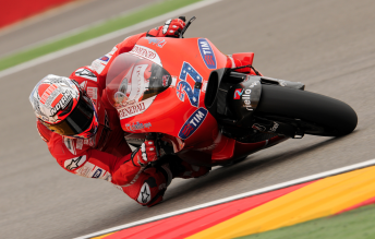 Casey Stoner on the way to the 2007 world title with Ducati