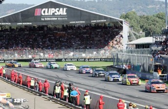 Action from the 2011 Clipsal 500 Adelaide