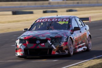 Craig Lowndes drives Triple Eight