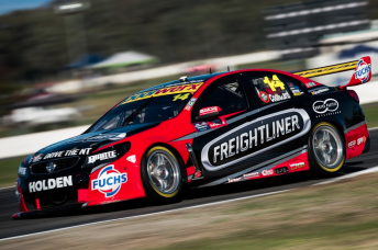 The ex-Coulthard Holden has been on the sidelines since Winton