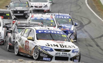 James Courtney leads a hungry pack at Symmons Plains