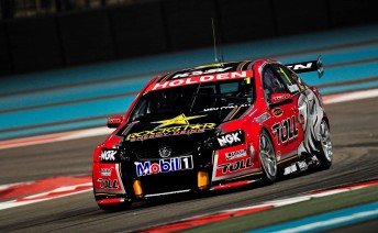 James Courtney at the Yas Marina Circuit recently