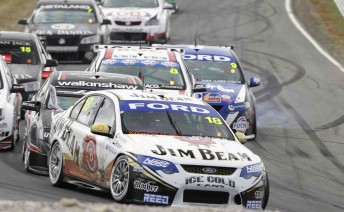 James Courtney leads the pack at Symmons Plains